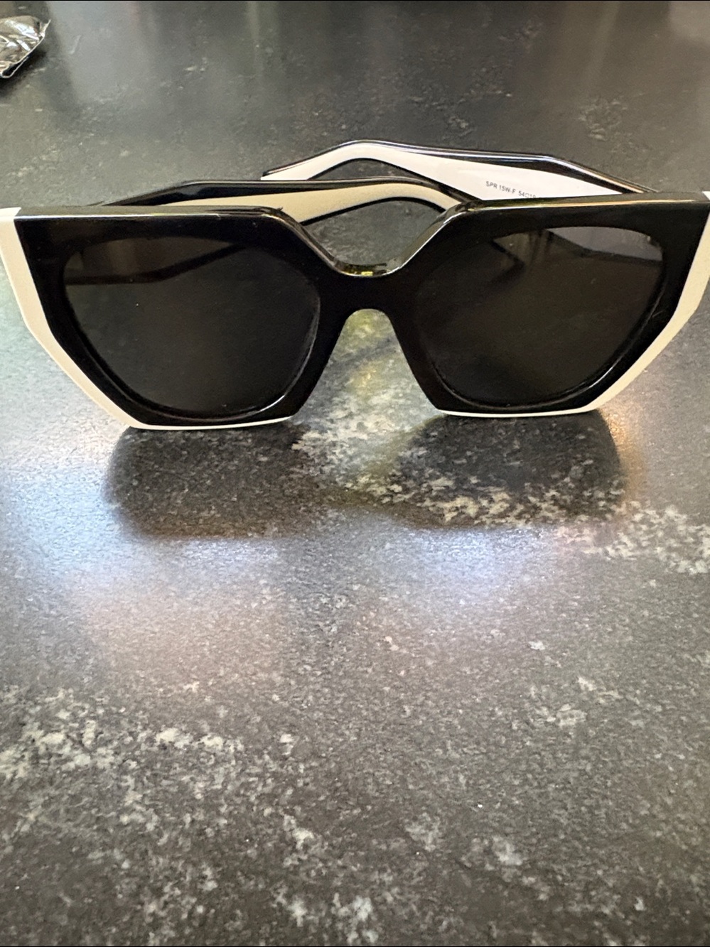 Prada PR 15WS Sunglasses Oversized with case, New - Picture 2 of 6
